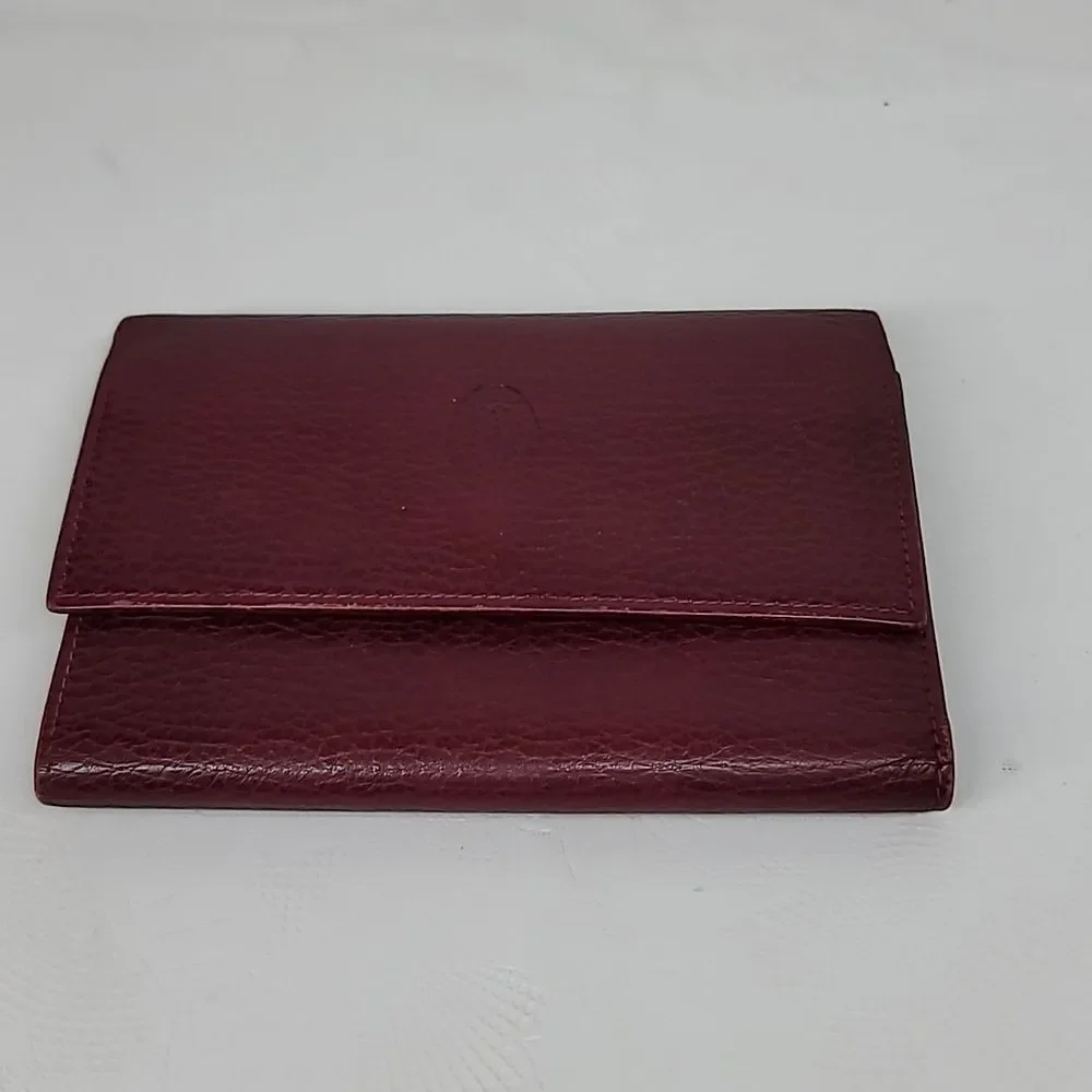 CARTIER MUST CLASP TRI-FOLD WALLET CLASP CLOSURE COMPACT WALLET